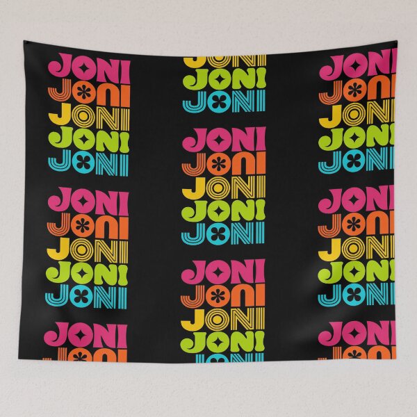 Item preview, 	Joni Colorful Name Pattern designed and sold by TrendyThreadsCo.