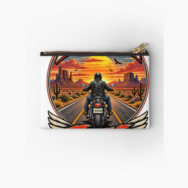 Item preview, Ride Free Vintage Motorcycle Adventure designed and sold by CodePaws Creations.