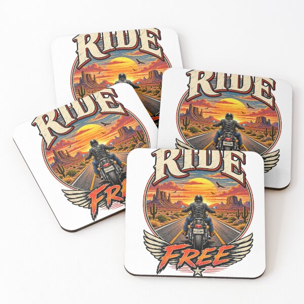 Item preview, Ride Free Vintage Motorcycle Adventure designed and sold by CodePaws Creations.