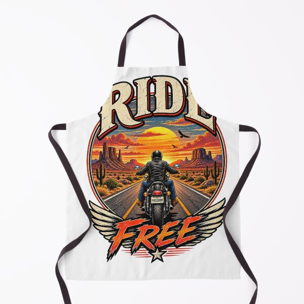 Item preview, Ride Free Vintage Motorcycle Adventure designed and sold by CodePaws Creations.