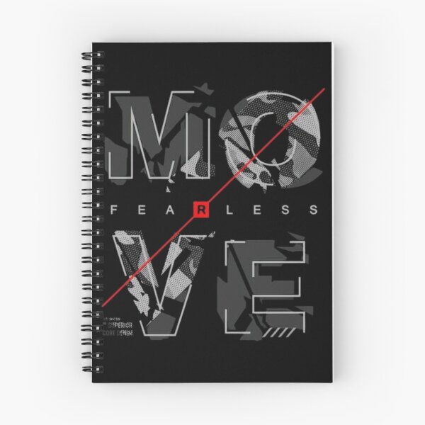 Item preview, Move Fearless Motivational Inspirational Fitness Adventure designed and sold by RajDeals.