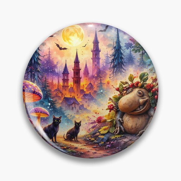 Item preview, Enchanted Night in Fantasy Forest designed and sold by cuprum.