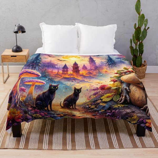 Item preview, Enchanted Night in Fantasy Forest designed and sold by cuprum.