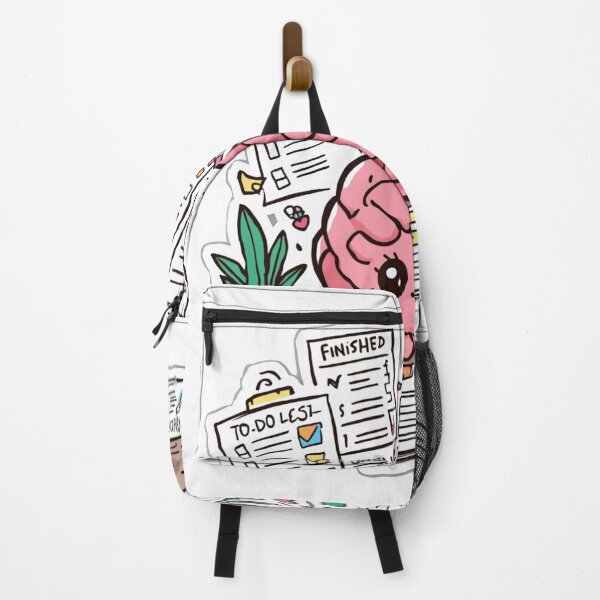 Item preview, Professional Procrastinator – Cute Funny Brain Cartoon Sticker designed and sold by Kiinaaa.