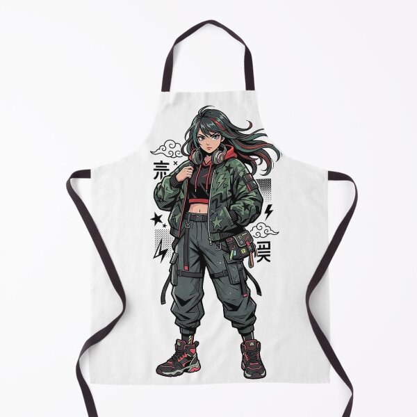 Item preview, Anime Techwear Girl Cyber Streetwear Futuristic Urban Style designed and sold by cannsuh.