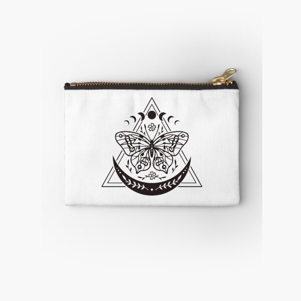 Item preview, Cosmic Butterfly Sacred Geometry Minimalist Line Art designed and sold by EleFile.