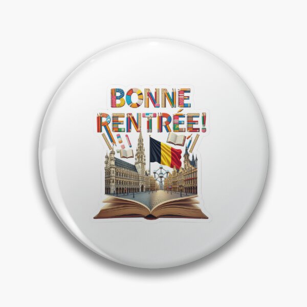 Item preview, Belgium School Start Brussels Travel Sticker designed and sold by Imaginarium of Chaos falcon88 .