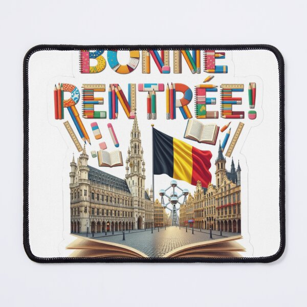 Item preview, Belgium School Start Brussels Travel Sticker designed and sold by Imaginarium of Chaos falcon88 .