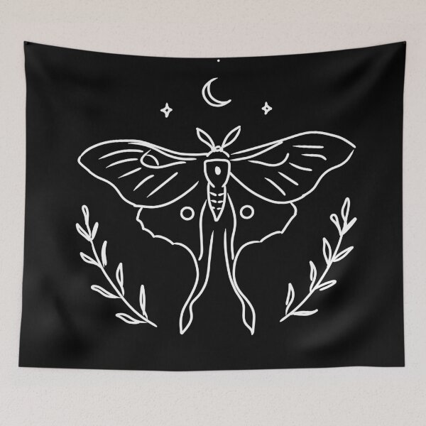 Artikelvorschau, mystical moth under the moon entworfen und verkauft von whimme.