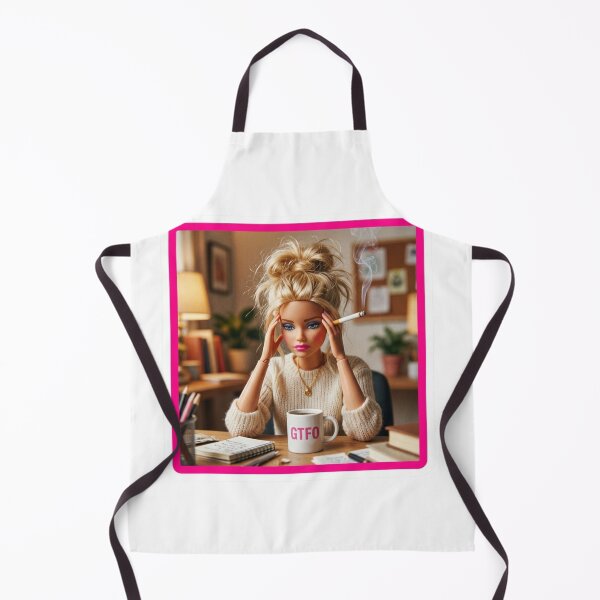 Item preview, Stressed Fashion Doll Desk Smoking GTFO Coffee Mug Funny Corporate Humor designed and sold by raedattia.