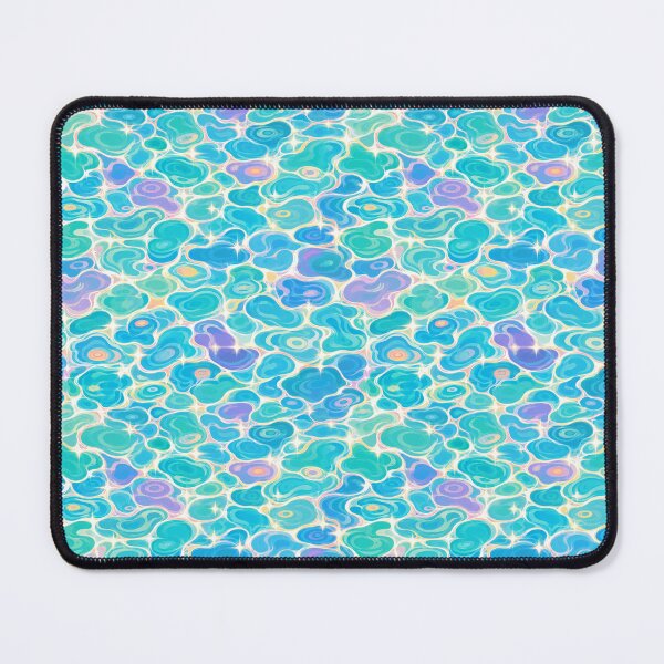 Item preview, Turquoise Water Ripple Pattern | Mermaid Sparkle Print designed and sold by Her-XP.