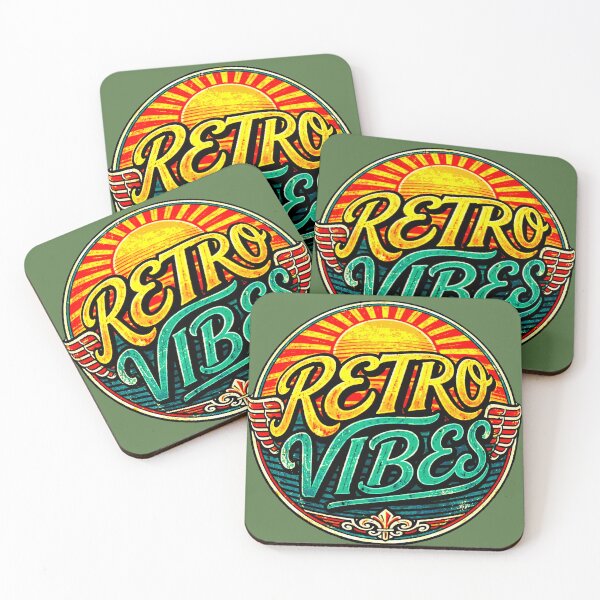 Item preview, Retro Vibes | Circular Vintage Badge designed and sold by AstronautMerch.