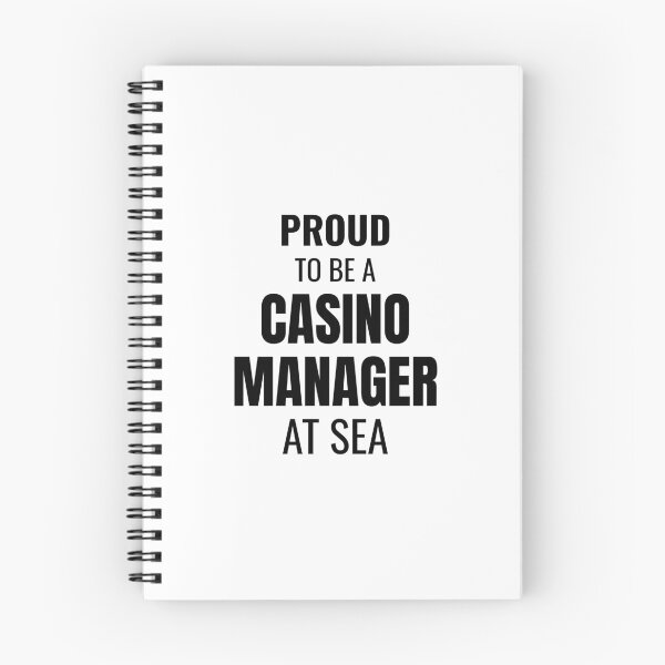 Item preview, Proud to be a Casino Manager at Sea (Black) designed and sold by ShipCrewNation.