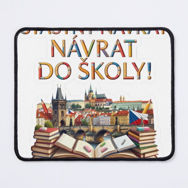 Item preview, Czechia School Start Prague Travel Sticker designed and sold by Imaginarium of Chaos falcon88 .