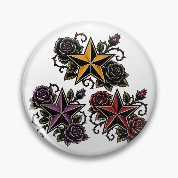 Item preview, Stars And Roses Dark designed and sold by Planetporridge.