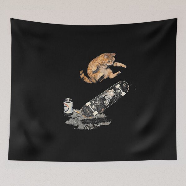 Item preview, Skateboarding Cat Retro Vintage Punk Streetwear designed and sold by Gbriel3.