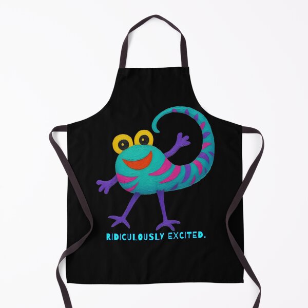 Item preview, Ridiculously Excited - Colorful Weird Creature designed and sold by PatykArt.