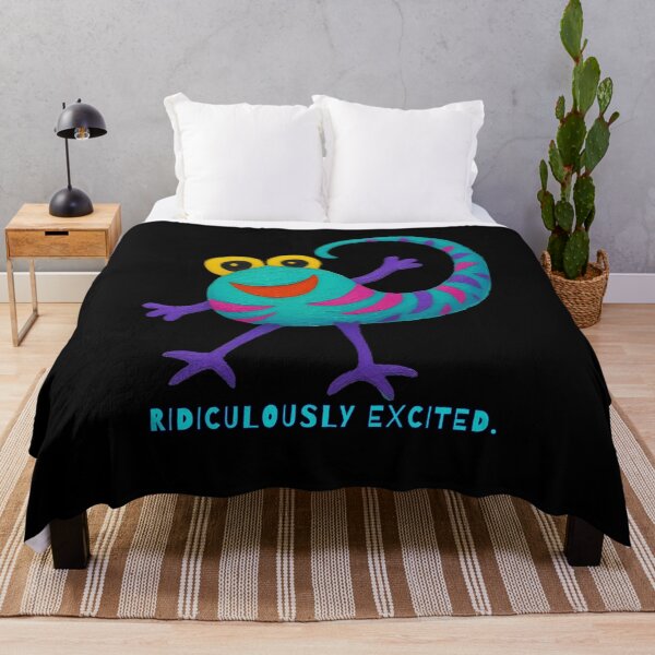 Item preview, Ridiculously Excited - Colorful Weird Creature designed and sold by PatykArt.