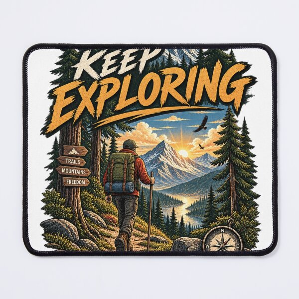 Item preview, Keep Exploring Vintage Wilderness designed and sold by CodePaws Creations.