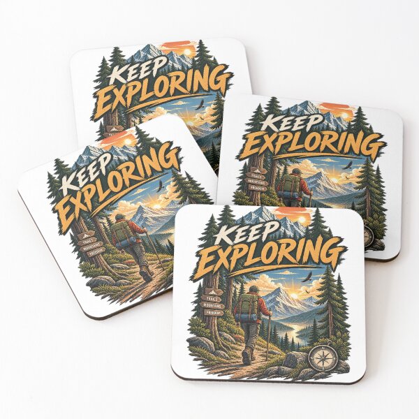 Item preview, Keep Exploring Vintage Wilderness designed and sold by CodePaws Creations.