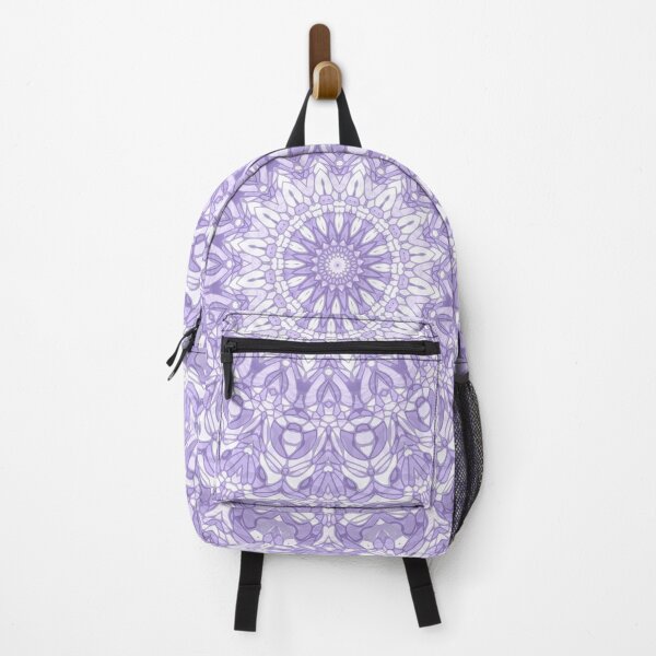 Item preview, Lavender and White Boho Mandala designed and sold by Kelly Dietrich Mandala & Fractal Art.