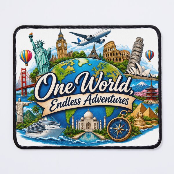Item preview, One World, Endless Adventures  designed and sold by This0neLife.