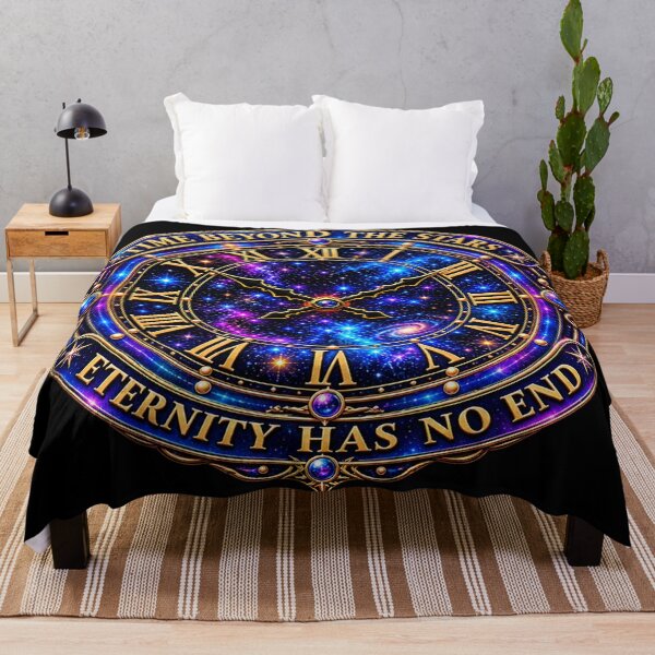 Item preview, Time Beyond the Stars – Cosmic Eternal Clock designed and sold by TroviTutto.
