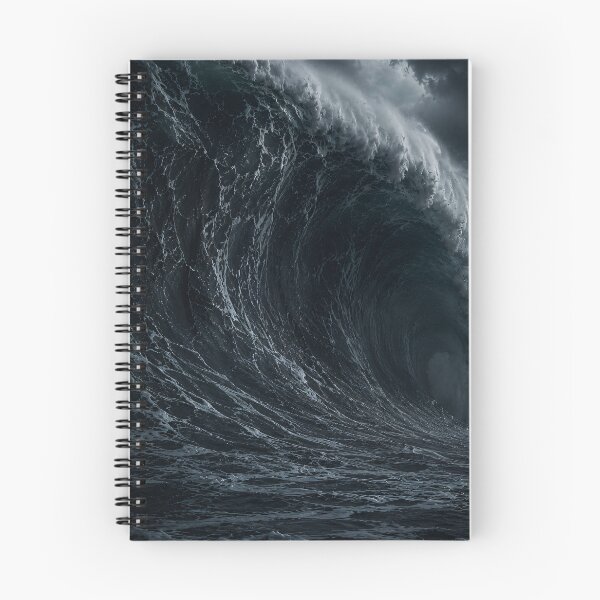 Item preview, Dark Ocean Wave Moody Stormy Sea Art designed and sold by Vaelia.