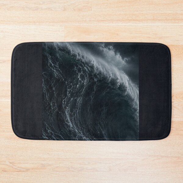 Item preview, Dark Ocean Wave Moody Stormy Sea Art designed and sold by Vaelia.