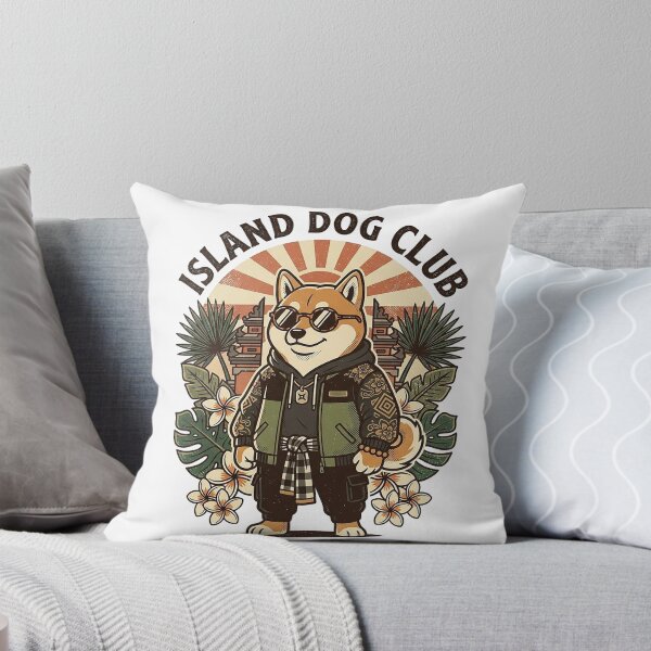 Item preview, Island Dog Club Tropical Shiba Inu Bali Vintage designed and sold by cannsuh.