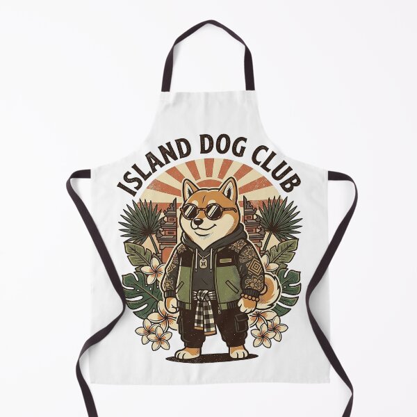 Item preview, Island Dog Club Tropical Shiba Inu Bali Vintage designed and sold by cannsuh.