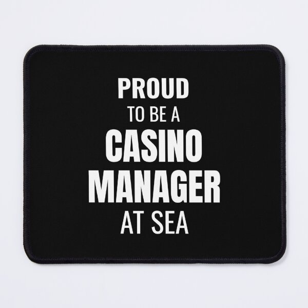 Item preview, Proud to be a Casino Manager at Sea (White) designed and sold by ShipCrewNation.