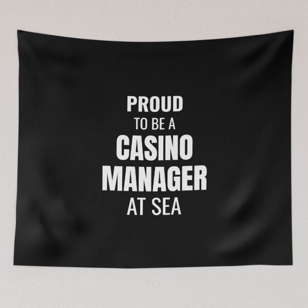 Item preview, Proud to be a Casino Manager at Sea (White) designed and sold by ShipCrewNation.