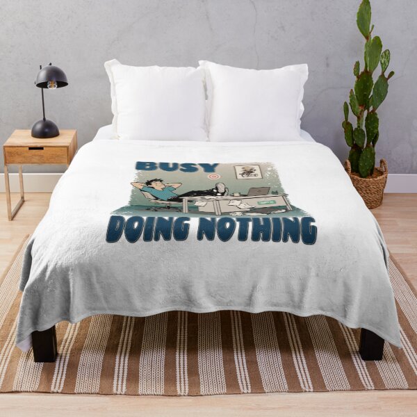 Item preview, Busy Doing Nothing – Funny Procrastination & Work Humor designed and sold by RonnyMilleo.