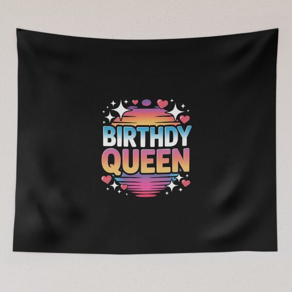 Item preview, Birthday Queen Neon Glow designed and sold by jkrphoto.