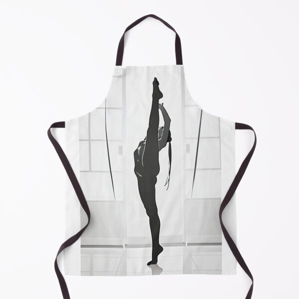 Item preview, Art - Stylized Gymnast Silhouette, Streamlined Graphic Composition designed and sold by AnimeShin.