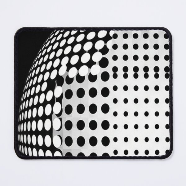 Item preview, Black And White Victor Vasarely Style Optical Illusion designed and sold by emmanuelsilve.