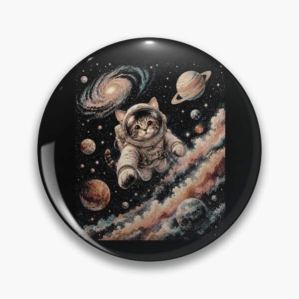 Item preview,  Cosmic Cat Astronaut Galaxy Adventure | Colorful Space Fantasy Art designed and sold by SOUFIANE1991.