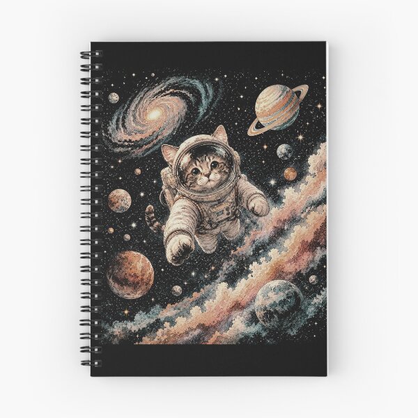 Item preview,  Cosmic Cat Astronaut Galaxy Adventure | Colorful Space Fantasy Art designed and sold by SOUFIANE1991.
