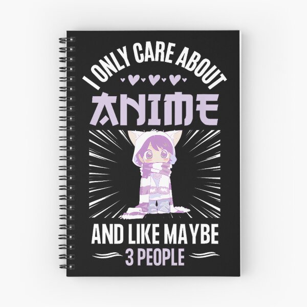 Item preview, Anime Girl I Only Care About Anime And Like Maybe Peoplepng designed and sold by MarkemStudio.