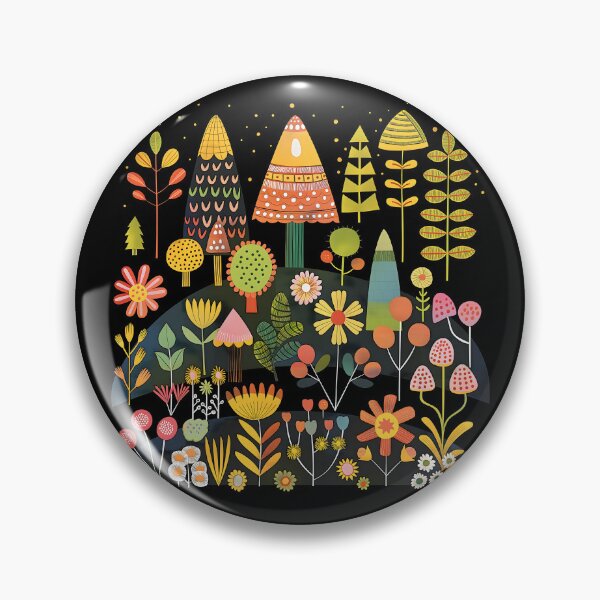 Item preview, Scandinavian Folk Art, Fairy-tale Forest designed and sold by xiao xuans.
