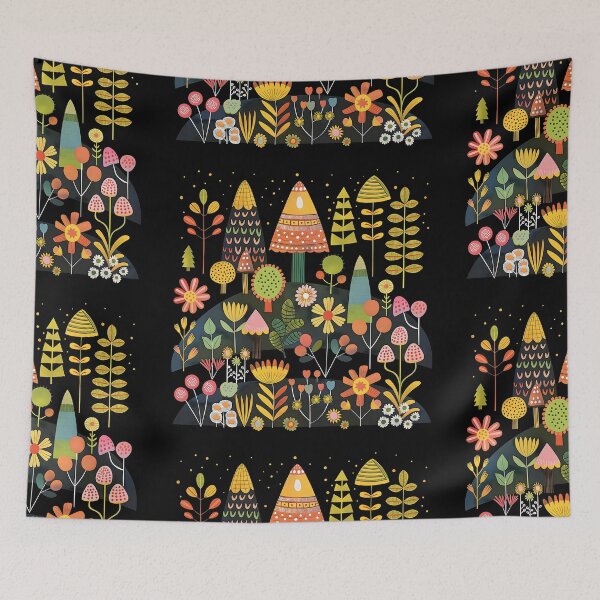 Item preview, Scandinavian Folk Art, Fairy-tale Forest designed and sold by xiao xuans.