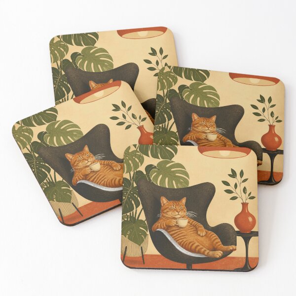 Item preview, Copy of Whimsical Mid-Century Animal Art – Vintage Bauhaus Inspired Illustration designed and sold by Rooted & Co.