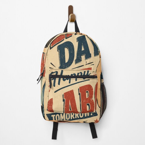Item preview, Happy Labour Day Retro Worker – Vintage Hard Work Builds a Better Tomorrow Illustration designed and sold by InspiredCreatives.