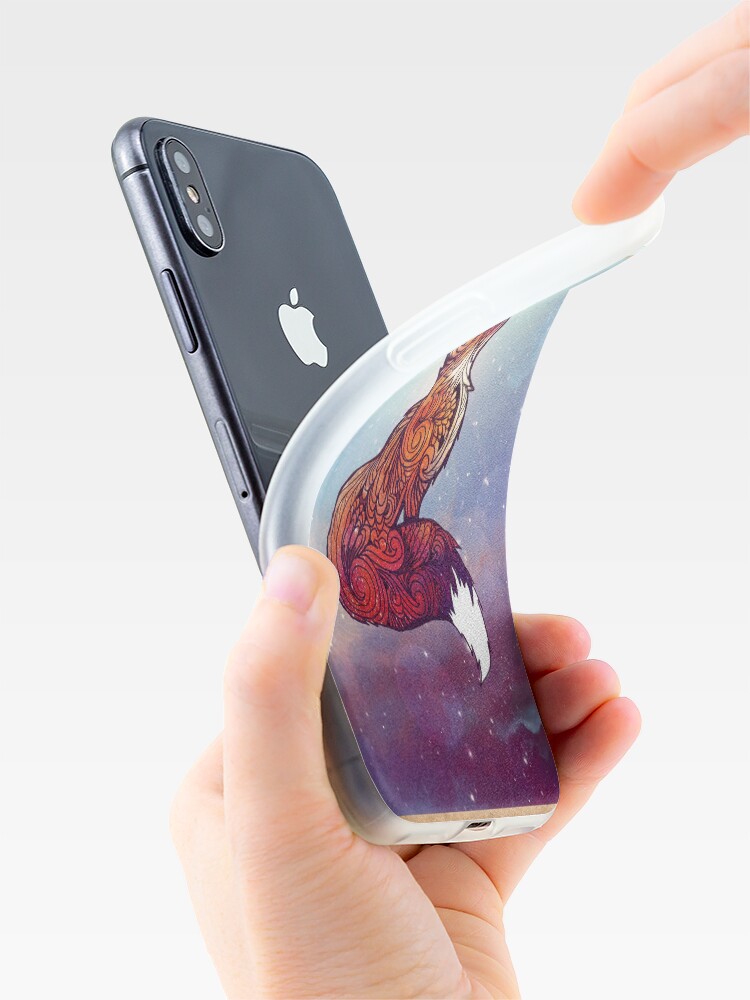 Alternate view of Space Fox iPhone Case & Cover