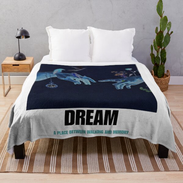 Item preview, Surreal Dream Hands Blue Aesthetic Wall Art designed and sold by Gingergarlic.