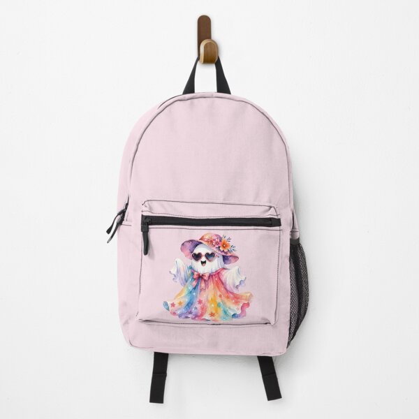 Item preview, Cute Rainbow Ghost in Floral Witch Hat designed and sold by trendspatterns.