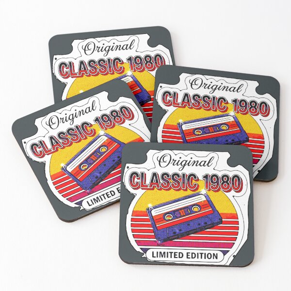 Item preview, Classic 1980 | Vintage Cassette Sticker designed and sold by AstronautMerch.