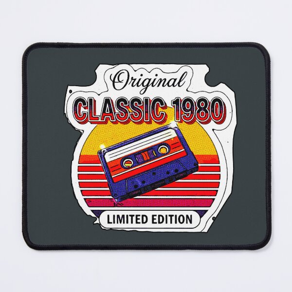 Item preview, Classic 1980 | Vintage Cassette Sticker designed and sold by AstronautMerch.