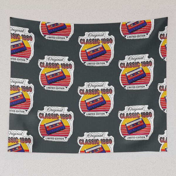 Item preview, Classic 1980 | Vintage Cassette Sticker designed and sold by AstronautMerch.